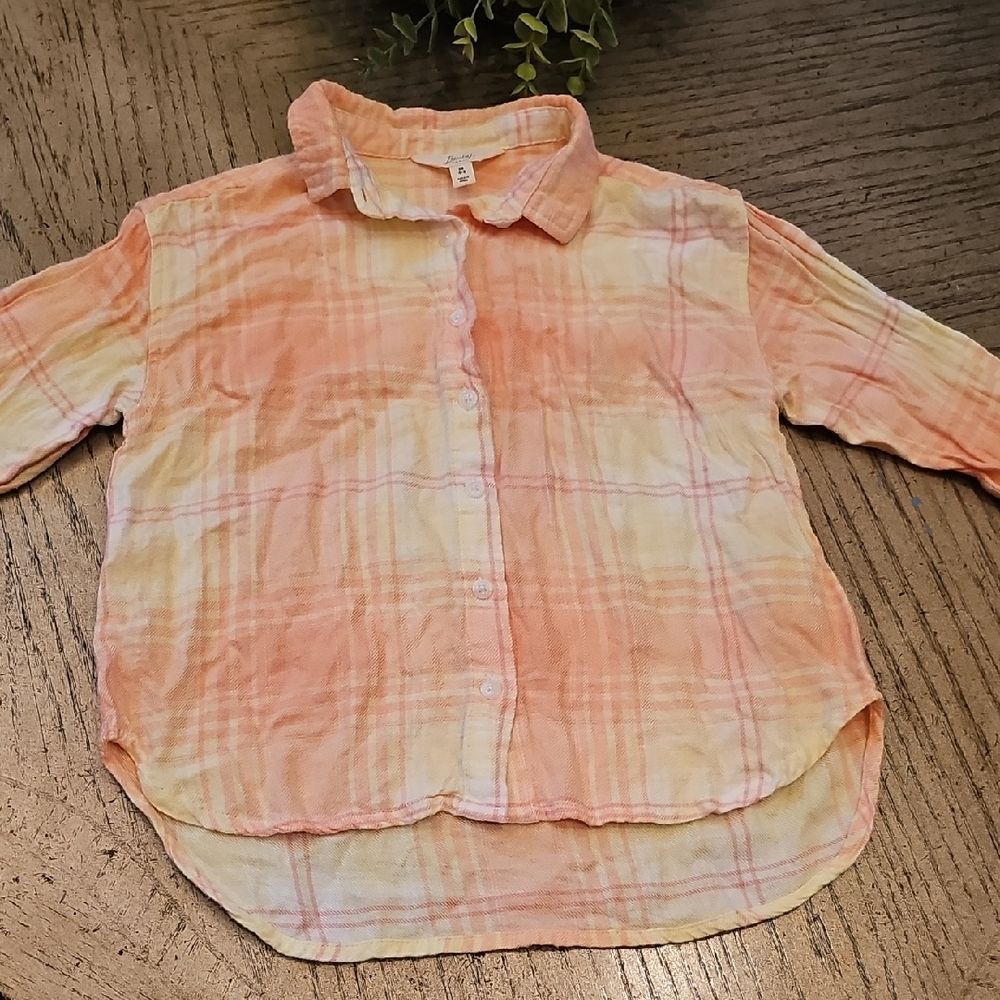Plaid Kids Shirt Size 4-5 XS Bixby Nomad